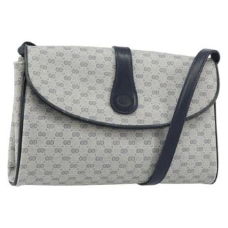 Gucci Pre-owned Cross Body Bags, female, Blue, Size: ONE SIZE Pre-owned Plastic Cross Body Bag