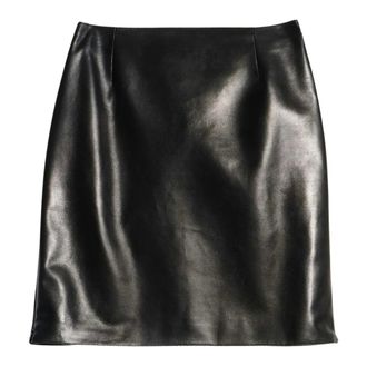 Gucci Falda corta de napa suave - Skirts - Mujer - Negro - M