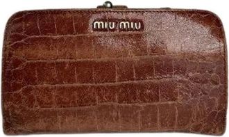 Miu Miu Pre-owned Vintage Wallet - - Pre-owned - Donna - Marrone - ONE SIZE