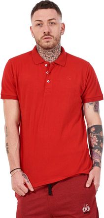 JD Williams Mens Plain Solid Polo Cotton T-Shirts Regular fit Casual Formal Shirt Top M-XXL Red