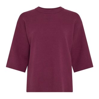 Moss Copenhagen Agatha East 3/4 Pullover - Dames - Truien - Rood - Maat: M/L Viscose