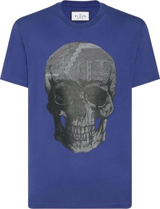 Philipp Plein T-shirt Skull - Blu