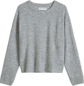 Marc O'Polo Truien & Vesten, Dames, Grijs, XS, Ronde hals gebreid