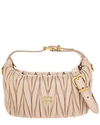 Miu Miu Matelasse Leather Pouch