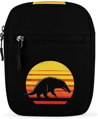 Generic Vintage Anteater Crossbody Bag Adjustable Satchel Cute Shoulder Bag Lightweight Sling Bags