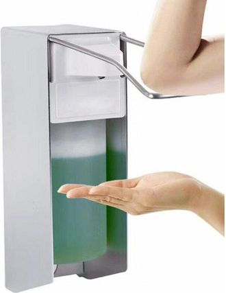 OEM Dispensador De Jab&oacute;n De Pared, Dispensador Manual De Jab&oacute;n De 500 Ml Con Pulsador De Codo, Soporte Para Dispensador De Champ&uacute; L&iacute;quido Y Gel De Ducha P