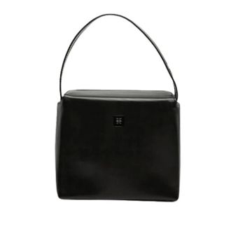 Givenchy Pre-owned Handbags, female, Black, Size: ONE SIZE Pre-owned Top-Handle Flap Handbag