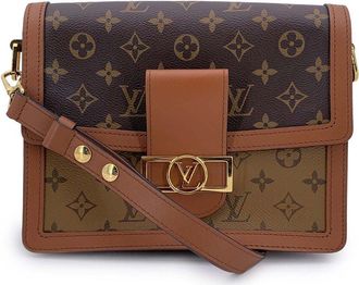Louis Vuitton Brown Cotton Dauphine (Authentic Pre-Loved)