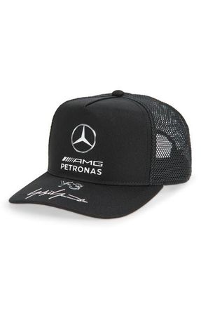 Yohji Yamamoto Mercedes Trucker Hat in Black at Nordstrom