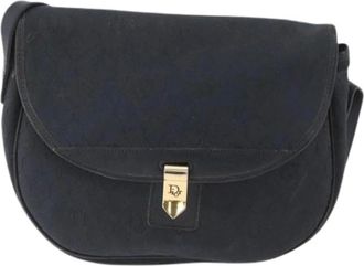 Dior Pre-owned Cross Body Bags, female, Black, Size: ONE SIZE Pre-owned Vintage honeycomb flap crossbody bag