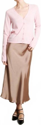 Studio Cashmere8 V-Neck Cardigan In Pink