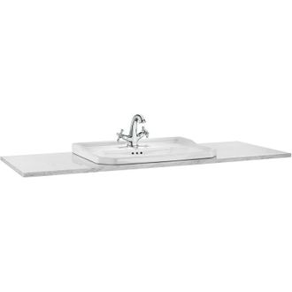 Roca Roca - Encimera En M&aacute;rmol Para Mueble Base Carmen Color: M&aacute;rmol Blanco Venato