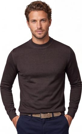 Thomas Maine trui Thomas Maine bruin turtleneck