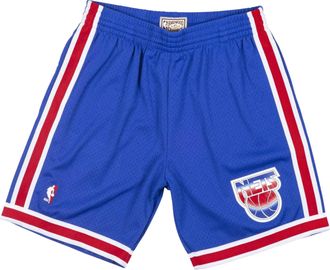 Mitchell & Ness Swingman New Jersey Nets Road 1993-94 Shorts in Royal Blue