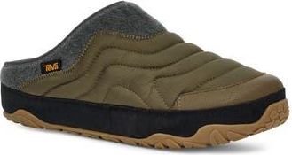 Teva ReEmber Terrain Quilted Mule in Dark Olive at Nordstrom Rack, Size 14