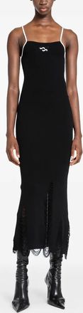 Ssheena frayed kanotta dress - Black