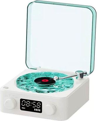 No Brand Tocadiscos Bluetooth Retro Con Ruido Blanco, Modo Tf Y Altavoces De Alta Calidad