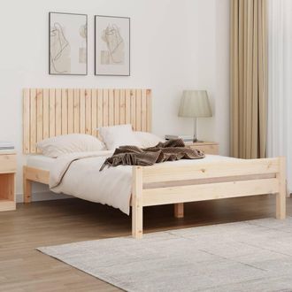 vidaXL Cabecero De Cama De Pared Madera Maciza De Pino 140x3x60 Cm Vidaxl