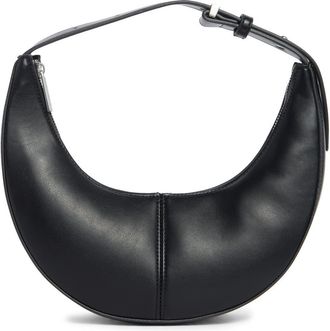 BCBGeneration Skinny Crescent Mini Hobo Shoulder Bag in Black at Nordstrom Rack