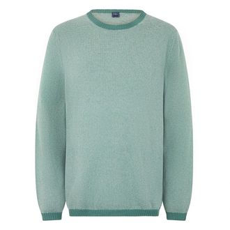Fedeli Cashmere Knitwear, male, Green, Size: 3XL Sweater