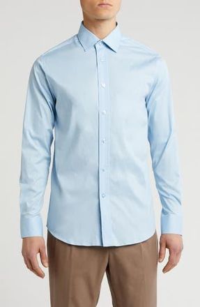 Scotch & Soda Modern Fit Dress Shirt in Light Blue at Nordstrom Rack, Size 15.5