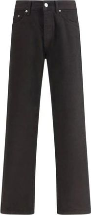 Sunflower Jeans, Heren, Zwart, W34, Denim, Jeans met gedraaide pijpen en metalen afwerking