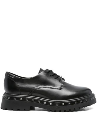 Tamaris 50 mm derby veterschoenen met studs - Zwart