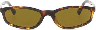 Miu Miu Eyewear Occhiali da sole cat-eye - Marrone
