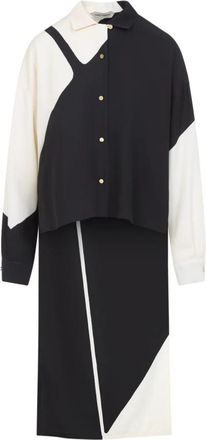 Alberta Ferretti Twill Shirt - Dames - Overhemden - Veelkleurig - XS - Overhemden