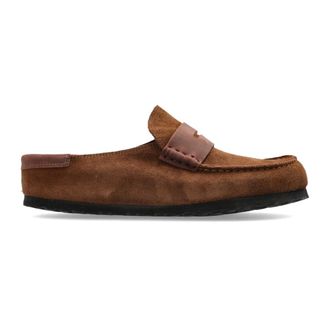 Birkenstock Naples Wrapped Double Stitch - male - Birkenstock - Mules - Brown - 6 UK - Shoes