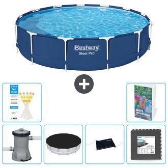 Bestway Piscina Bestway Steel Pro Redonda - 396x84 Cm - 7-piezas S195