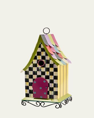 MacKenzie-Childs Courtly Cottage Birdhouse