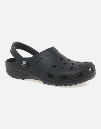 Crocs Mens Classic Mens Slip On Mules - Black - Size: 11