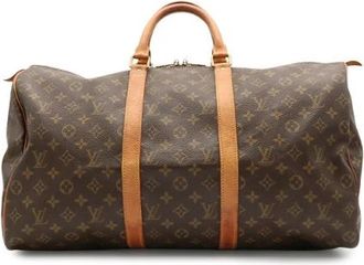Louis Vuitton Pre-owned Monogram Boston Bag - Dames - Vintage Weekendtas - Bruin - ONE Size - Vintage