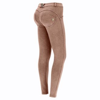 Freddy Pantaloni push up WR.UP tessuto ecologico effetto bleached