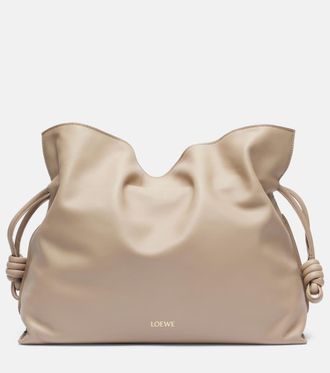 Loewe Flamenco Large leather clutch
