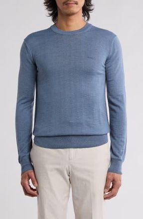 BOSS Amac Crewneck Sweater in Bright Blue at Nordstrom Rack, Size Small