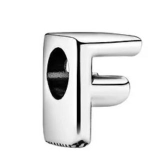 Pandora Letter F Silver Charm