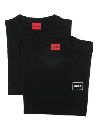 HUGO BOSS logo T-shirt (set of two) - Black