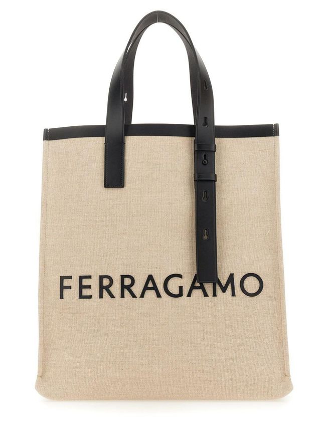 ハンドバッグ Ferragamo Tote bag with logo Beige Ferragamo Tote bag with logo Beige - Women | VIETTI Online Store