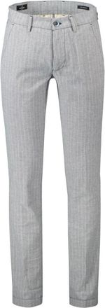 Mason's Grijze Broek Mte 613 - Heren - Slim Fit Broeken - Grijs - L - Broeken