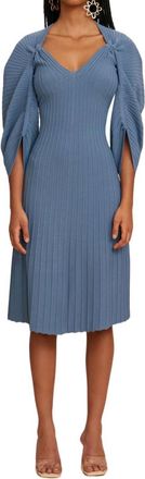 Cult Gaia Kaisa Knit Dress In Blue