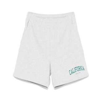 Sporty & Rich Casual Shorts, female, Gray, XS, Sporty & Rich Sh039622501Gy Hegre