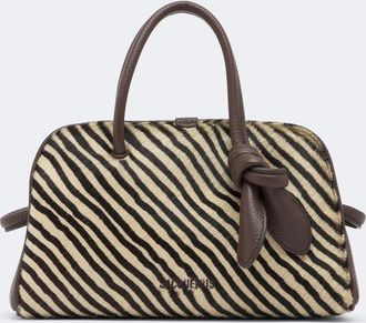 Jacquemus Turismo Small calf hair bowling bag