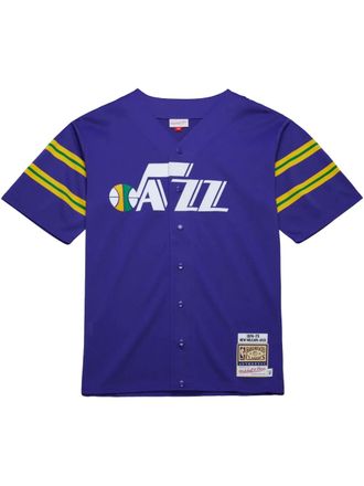 Mitchell & Ness 1974 New Orleans Jazz Full-Snap Shooting shirt - Purple