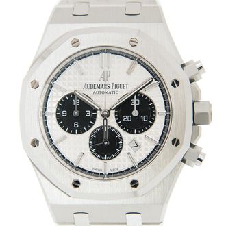Audemars Piguet Pre-owned Audemars Piguet Royal Oak Chronograph Silver Dial Mens Watch 26331ST.OO.1220ST.03
