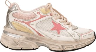 Golden Goose White Mesh Lightstar Sneakers