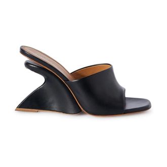 Off-white Wedges, female, Black, Size: 10 US Jug Wedge Mule