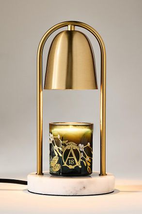 Anthropologie Metal Arch Candle Warmer Lamp
