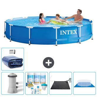 Intex Piscina Con Estructura Redonda - 366x76 Cm - 8-piezas S20480